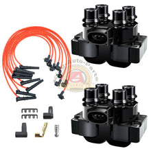 Load image into Gallery viewer, 2 Ignition Coil Pack+Spark Plug Wire Set For Ford F150F250 Lincoln Mercury FD487