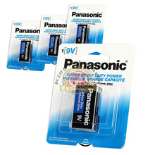 Load image into Gallery viewer, 4 Pack 9V Genuine Panasonic Super Heavy Duty Carbon Zinc Battery US FREE SHIP