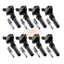 Load image into Gallery viewer, Ignition Coils DG508 & Motorcraft Spark Plugs SP493 Ford Lincoln Mercury 8pcs