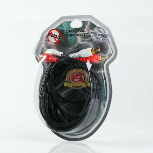 12FT Noise Cancellation RCA Dual RCA Cable 2 Male to Male Stereo Audio Cable