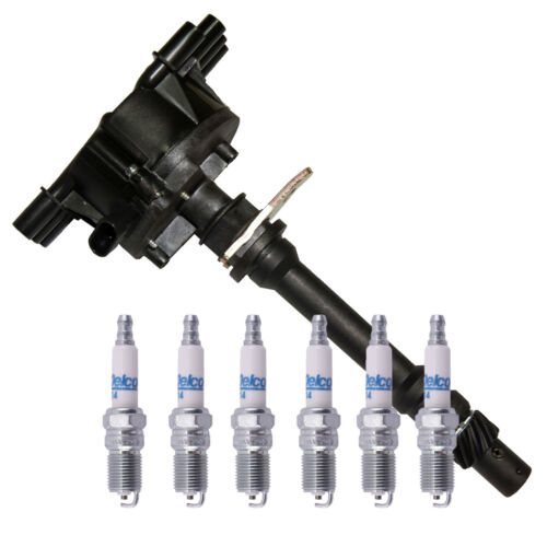 ACDelco Spark Plugs & Ignition Distributor for 96-05 Chevy GMC Pickup Truck 4.3L