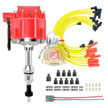 Load image into Gallery viewer, RED HEI Ignition Distributor &amp;Spark Plug Wires for Ford Small Block 260 289 302

