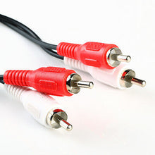 Load image into Gallery viewer, 16FT RCA Audio Cable 2 RCA Male to 2 RCA Male M/M Stereo Audio Patch Cord Cable

