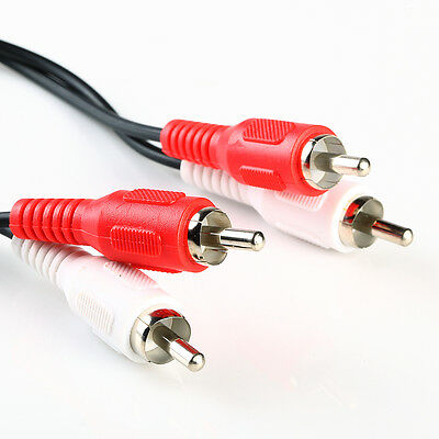 16FT RCA Audio Cable 2 RCA Male to 2 RCA Male M/M Stereo Audio Patch Cord Cable
