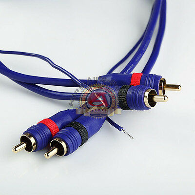 18ft 18' HIGH PERFORMANCE DIRECTIONAL BALANCE RCA 2 Male to Male Audio Cable