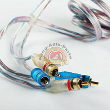Load image into Gallery viewer, 6ft Gold Plated 6' RCA Blue No Noise Video  2 Male To Male Stereo Cable Adapter
