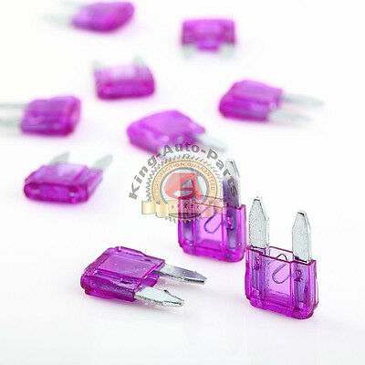 Lot of 30 - Violet 3A Amp 32V Volt ATM / APM / Mini Assorted Car Blade ATC Fuses