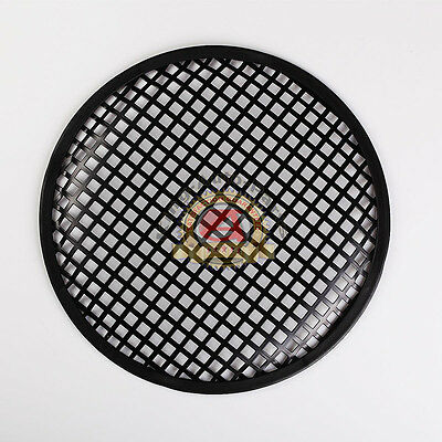 2 x 10” INCH GRILL WAFFLE SPEAKER SUB WOOFER SPEAKER GRILLS