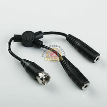 Load image into Gallery viewer, DUAL 3.5mm  Mono Diversity Female Jack to  Coaxial Male Cable Audio Adapter 1pcs
