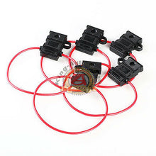 Load image into Gallery viewer, 5 PACK 16 GAUGE ATC FUSE HOLDER IN-LINE AWG WIRE COPPER 12 V POWER BLADE

