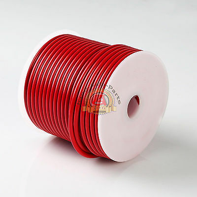 100FT HIGH PERFORMANCE AUTOMOTIVE PRIMARY WIRE 12 GAUGE AWG RED MADE IN USA