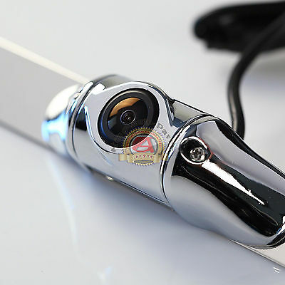 170° Viewing Angle Licens Plate Silver Car Waterproof Night Version Camera