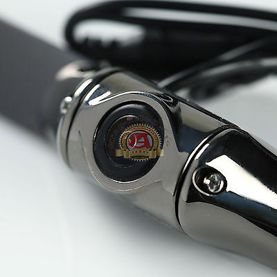 170° Viewing Angle Licens Plate Black Car Waterproof Night Version Camera