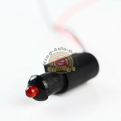 Steady 3 volt red led with housing-self stick  mounting size hole 3/8”