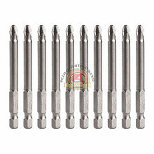 Load image into Gallery viewer, #2 Phillips Insert Bits Head Screw Tips 3&quot; 10pcs Free Shipping
