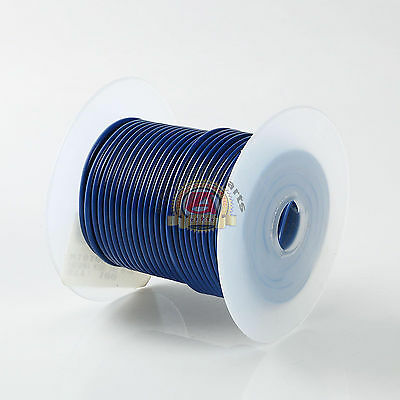 100FT High Performance Blue 18 Gauge AWG 100' 12V Primary Wire Made in USA