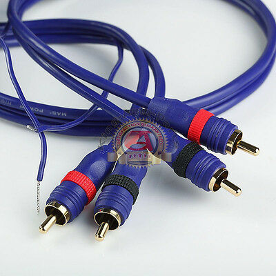 16ft 16' HIGH PERFORMANCE DIRECTIONAL BALANCE RCA 2 Male to Male Audio Cable