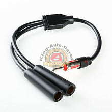Load image into Gallery viewer, CAR RADIO STEREO ANTENNA SPLITTER Y ADAPTOR 2 FEMALE TO 1 MALE PLUG
