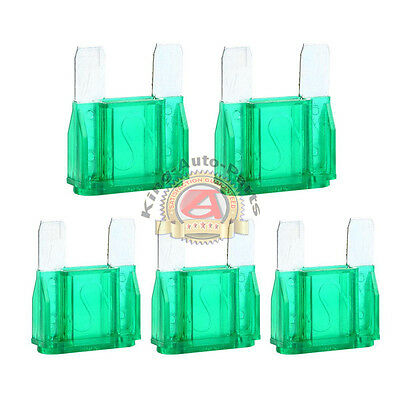 5 Pack 30 Amp Maxi Fuses Large Blade Style Audio for Car RV  Free Shipping