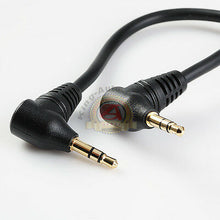 Load image into Gallery viewer, Stereo AUX Cable Male to Male Right Angle Auxiliary Audio Cord 3.5mm 1/8 Adapter
