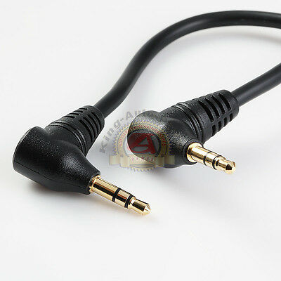 Stereo AUX Cable Male to Male Right Angle Auxiliary Audio Cord 3.5mm 1/8 Adapter