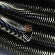Load image into Gallery viewer, 1&quot; Split Wire Loom Conduit 25 Ft. Polyethylene Tubing Car Automotive Power Amp
