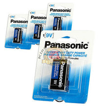 Load image into Gallery viewer, 4 Pack 9V Genuine Panasonic Super Heavy Duty Carbon Zinc Battery US FREE SHIP
