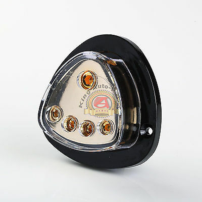 0 Gauge Input Distribution Block 4 Gauge Output Car Audio In Out AWG 12 V Power