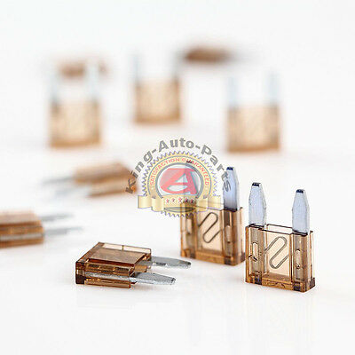 10 Mini Assorted Car Blade Fuse Auto Car Trucks Fuses Replacement Brown 32V 7.5A
