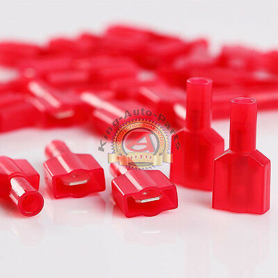 100x Same as 3M 22/18 Gauge .25 Fully Insulated Nylon Male Quick Disconnect