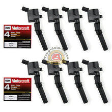 Load image into Gallery viewer, 8 Pack Motorcraft Spark Plugs SP413 Ignition Coils DG508 For Ford F-150 Mustang

