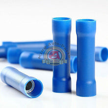 Load image into Gallery viewer, 6 GAUGE VINYL BUTT CONNECTOR ELECTRICAL TERMINAL 6 AWG 6ga(10 PCS)
