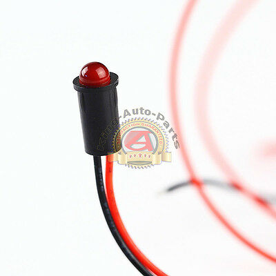 Super Bright red LED 3 volt mounting hole size 1/4” no resistor