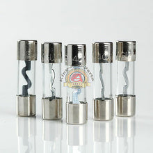Load image into Gallery viewer, 5 x Glass Fuse 40 AMP Silver Tips AGU40
