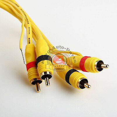 12ft 12' HIGH PERFORMANCE DIRECTIONAL BALANCE Dual RCA Male to Male Audio Cable