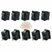 Load image into Gallery viewer, 250V 6A /125V 10Amp Mini Rocker Switch ON-OFF 2-Pin Plastic Button 10pcs
