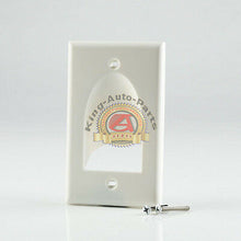 Load image into Gallery viewer, Single Gang Bulk Cable Wall Plate White SLOT INSIDE WALL 1 pcs Free Shipping
