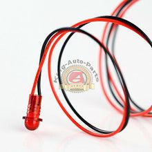 Load image into Gallery viewer, Steady 3V Flashing red led in plastic housing Mounting Hole Size 9/32”
