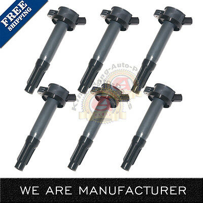 New Set of 6 Ignition Coils for Ford Lincoln Mercury 3.0L V6 DG514 UF486 5C1651