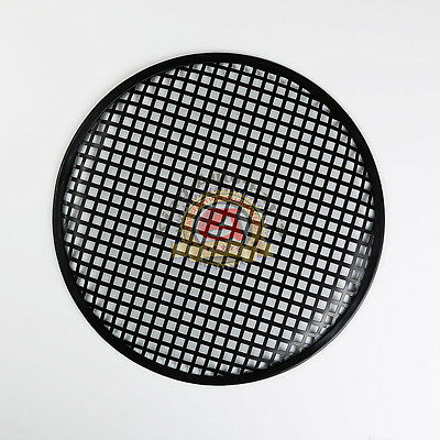 2 x 12” INCH GRILL WAFFLE SPEAKER SUB WOOFER SPEAKER GRILLS