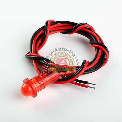 Steady 3V Hyper Red Led for Car Alarms Mounting Hole Size 9/32”
