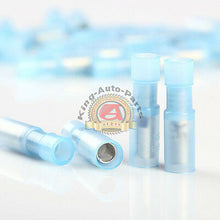 Load image into Gallery viewer, 16/14 Ga .157 Blue Colored Nylon Female Bullet Connector 100PACK
