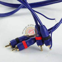 Load image into Gallery viewer, 12ft 12&#39; HIGH PERFORMANCE DIRECTIONAL BALANCE RCA 2 Male to Male Audio Cable
