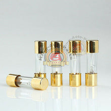 Load image into Gallery viewer, 5 PACK AGU FUSE 80A AMP GOLD PLATED GLASS WITH BLOWN FUSE LED LIGHT INDICATOR
