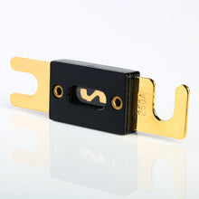 Load image into Gallery viewer, 4 Pack Nickel Plated ANL Fuse Auto Stud Fuses 250A AMP Gold plated
