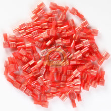 Load image into Gallery viewer, FEMALE FULLY INSULATED QUICK DISCONNECT TERMINAL NYLON .25&quot; RED 22-16awg 100PK
