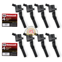 Load image into Gallery viewer, 8 Pack Motorcraft Spark Plugs SP413 Ignition Coils DG508 For Ford F-150 Mustang
