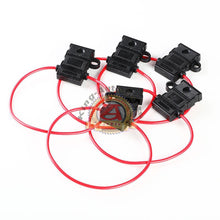 Load image into Gallery viewer, 5 PACK 16 GAUGE ATC FUSE HOLDER IN-LINE AWG WIRE COPPER 12 V POWER BLADE
