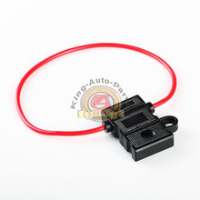 Load image into Gallery viewer, 5 PACK 16 GAUGE ATC FUSE HOLDER IN-LINE AWG WIRE COPPER 12 V POWER BLADE
