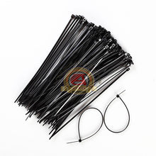 Load image into Gallery viewer, 100 pack of  Nylon Cable Ties Zip Tie .6&quot; 18lbs tensile strength
